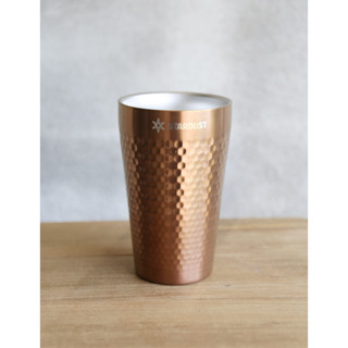 stardust double wall copper tumbler 450 ml แก้วน้ำเก็บความเย็นสองชั้นทองแดง  ขนาด 450 ml