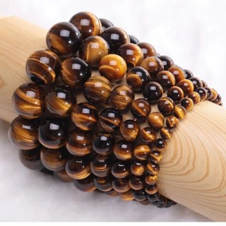 กำไลหินแท้ Tiger eye พลอยตาเสือ ไทเกอร์อาย