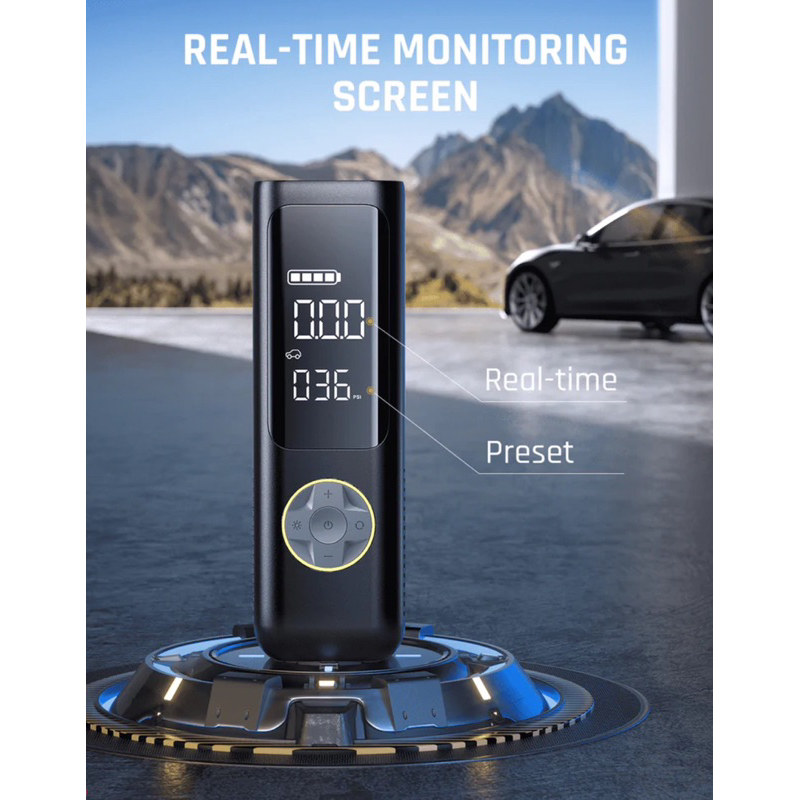 สูบลมไฟฟ้า FANTTIK X8 Apex 150psi สูบลมจักรยาน สูบลมรถยนต์ สูบลมมอเตอร์ไซค์