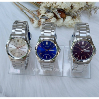 นาฬิกา Casio รุ่น MTP-1239D-7A ,รุ่น MTP-1239D-1A ,รุ่น MTP-1239D-2A นาฬิกาข้อมือผู้ชายสายแสตนเลส ของแท้ 100% ประกันศูนย์ CMG 1 ปี