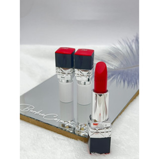 Dior Rouge Lipstick Refill Tester 99-100%,(1) Black(Color)ทสเตอร์ขนาดปกติ.ปลอกขาวมือ99-100% ขายตามสภาพ.ของแท้.ส่งฟรี.มีป