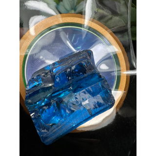 lab blue topaz cubic zirconia 179 gram 40x50mm 1 pieces