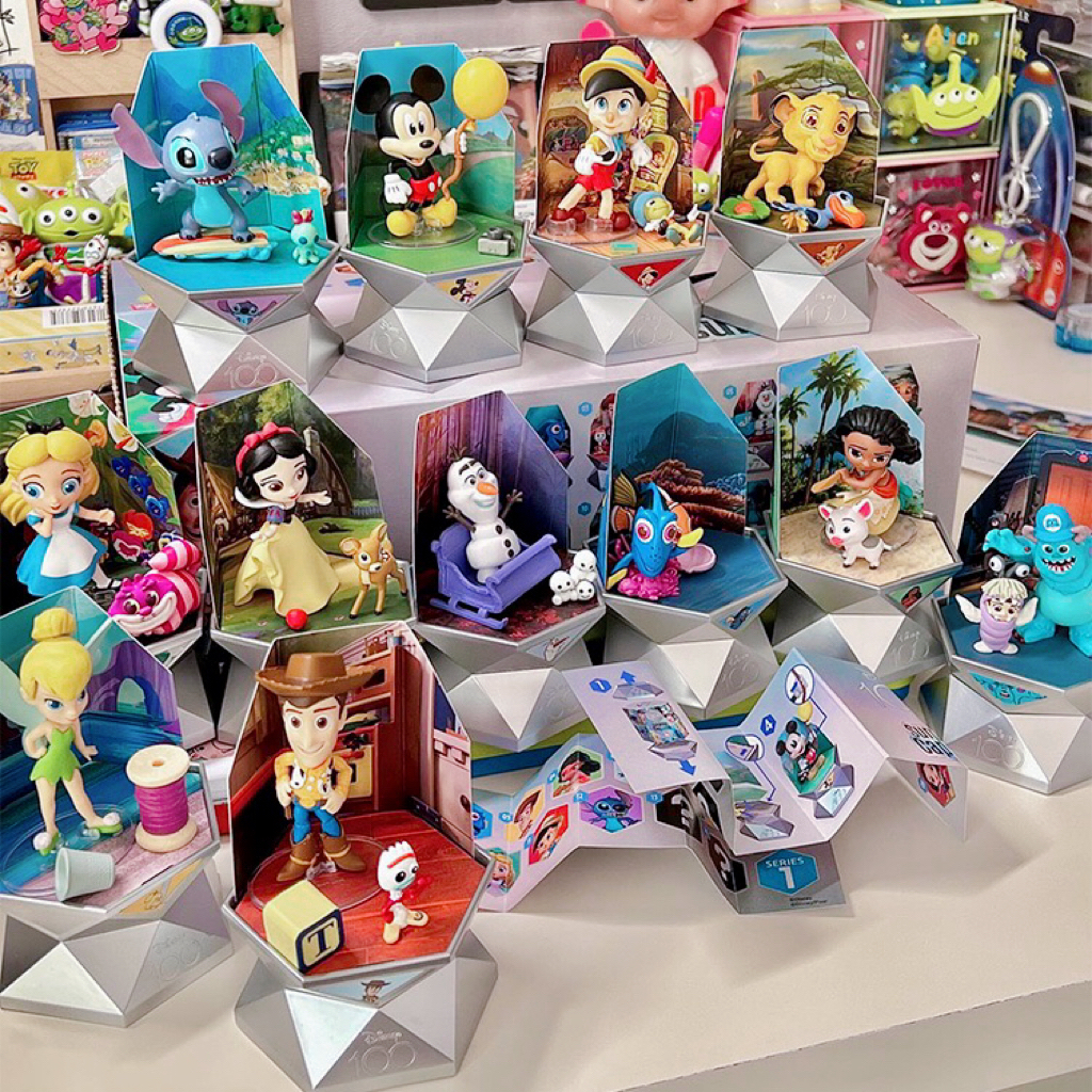 [พร้อมส่ง] Disney 100 Surprise Capsule ลิขสิทธิ์แท้ 🇨🇳🏰💖 ดิสนี่ย์ 100ปี ของสะสม ของเล่น ของขวัญ Toy Story Mickey