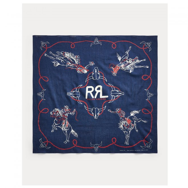 RRL REDEO COTTON BANDANNA ผ้าพันคอ