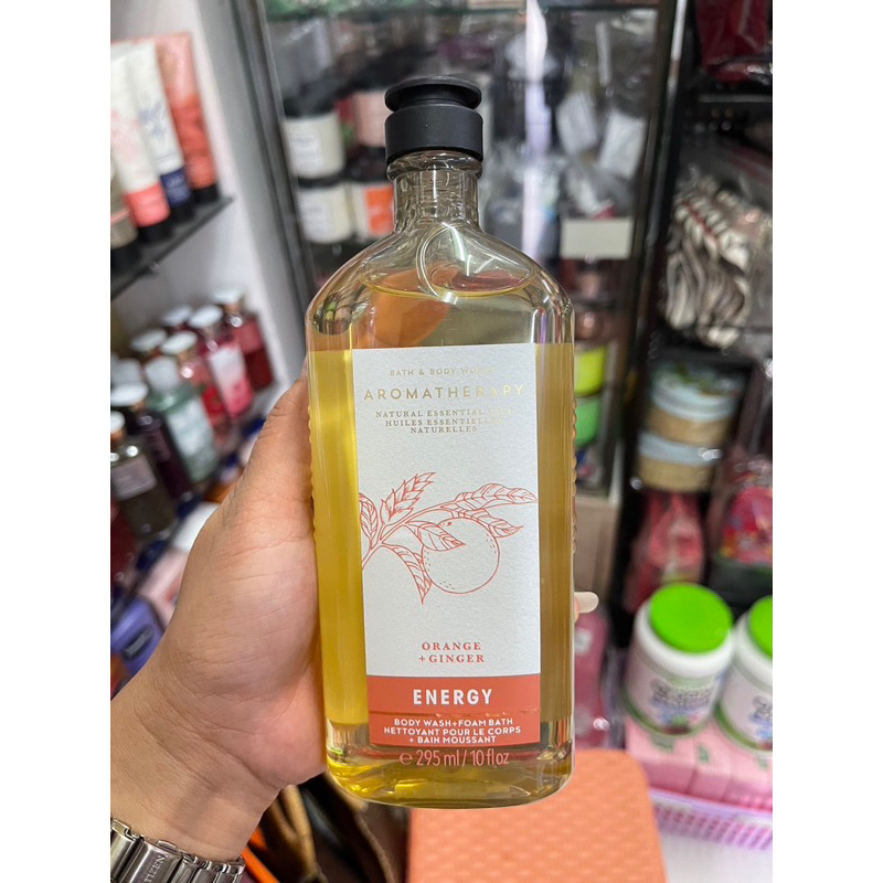 Bath & Body Works Aromatherapy Orange ginger Energy Body รูปที่ 4