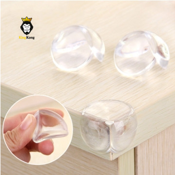 ซิลิโคนป้องกันมุมโต๊ะ  L สีใส มุมกันกรกันต์ชน+++