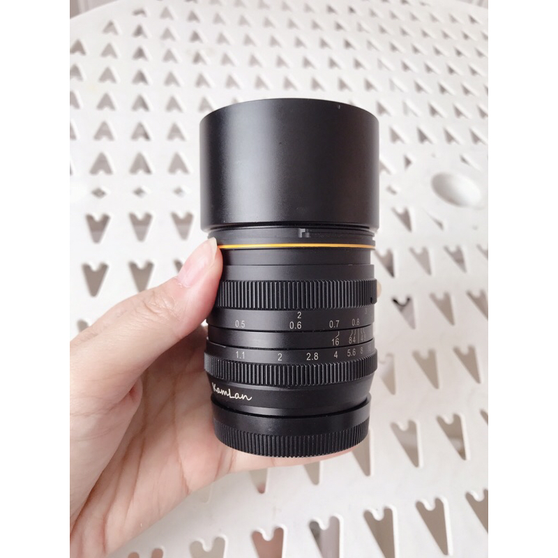 🌈🌸  Kamlan 50mm F1.1 เลนส์มือหมุน For Fuji (เลนส์ หน้าชัดหลังเบลอ)มือสองส่งฟรี