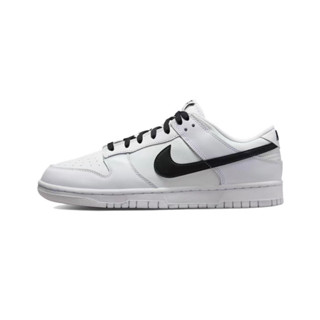 Nike Dunk Low Retro "White black" ของแท้ 100% แลกเปลี่ยนอย่างรวดเร็ว