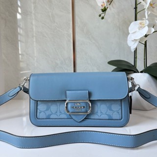 กระเป๋าสะพายสีฟ้า MORGAN SHOULDER BAG CROSSBODY (CH137) 005/007