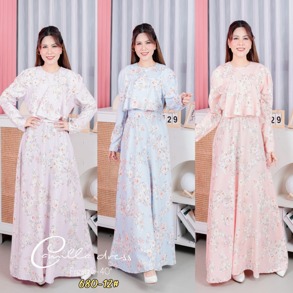 ชุดเดรส รุ่น 680-12 CAMILLA DRESS