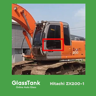 กระจกบานล่างซ้าย Hitachi ZX200-1 กระจกแม็คโคร