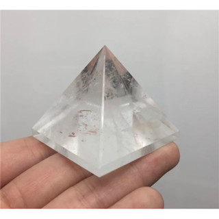 1 Pc Natural Crystal Clear Quartz Pyramid Quartz Healing Stone Chakra Reiki Crystal Point Tower Home Decor Meditation