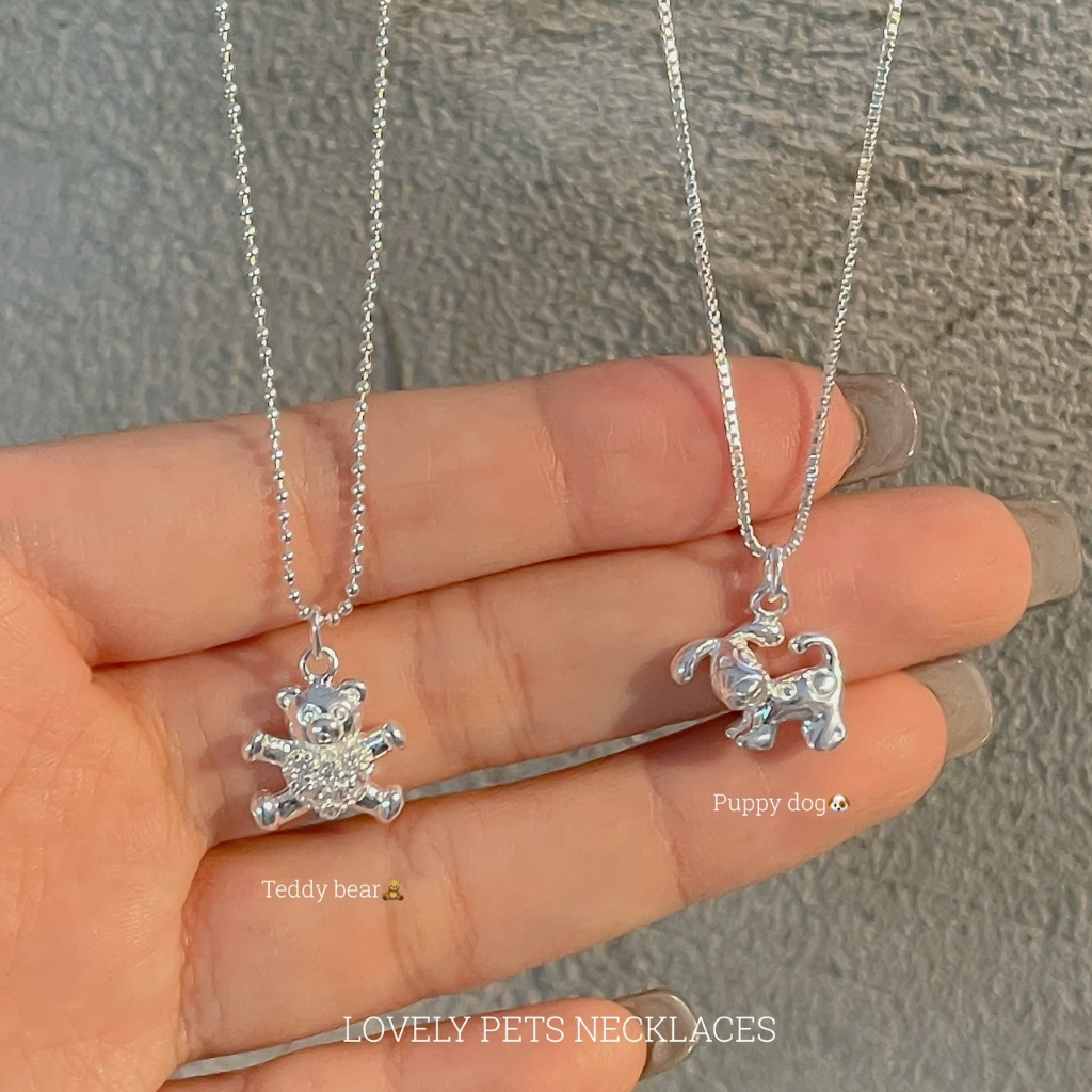 SissyJewelry // สร้อยคอเงินแท้ รุ่น Lovely Pets (แจ้งลายสร้อย+แบบจี้ช่องหมายเหตุ)