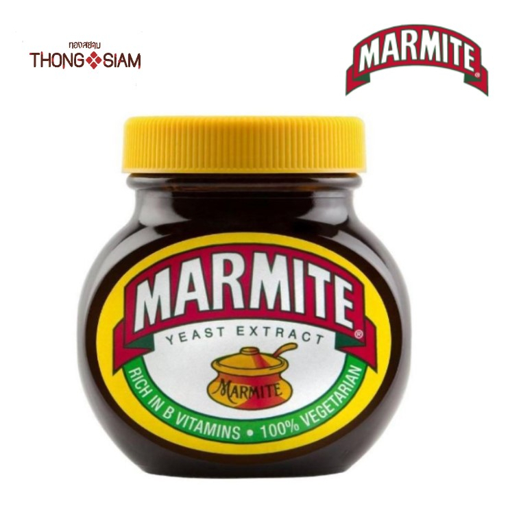 Marmite Spread Yeast Extract มาร์ไมท์ ยีสต์สกัด ผลิตภัณฑ์ทาขนมปัง  มี 3 ขนาด 115g./200g. /410g./ BBE: 08/2025