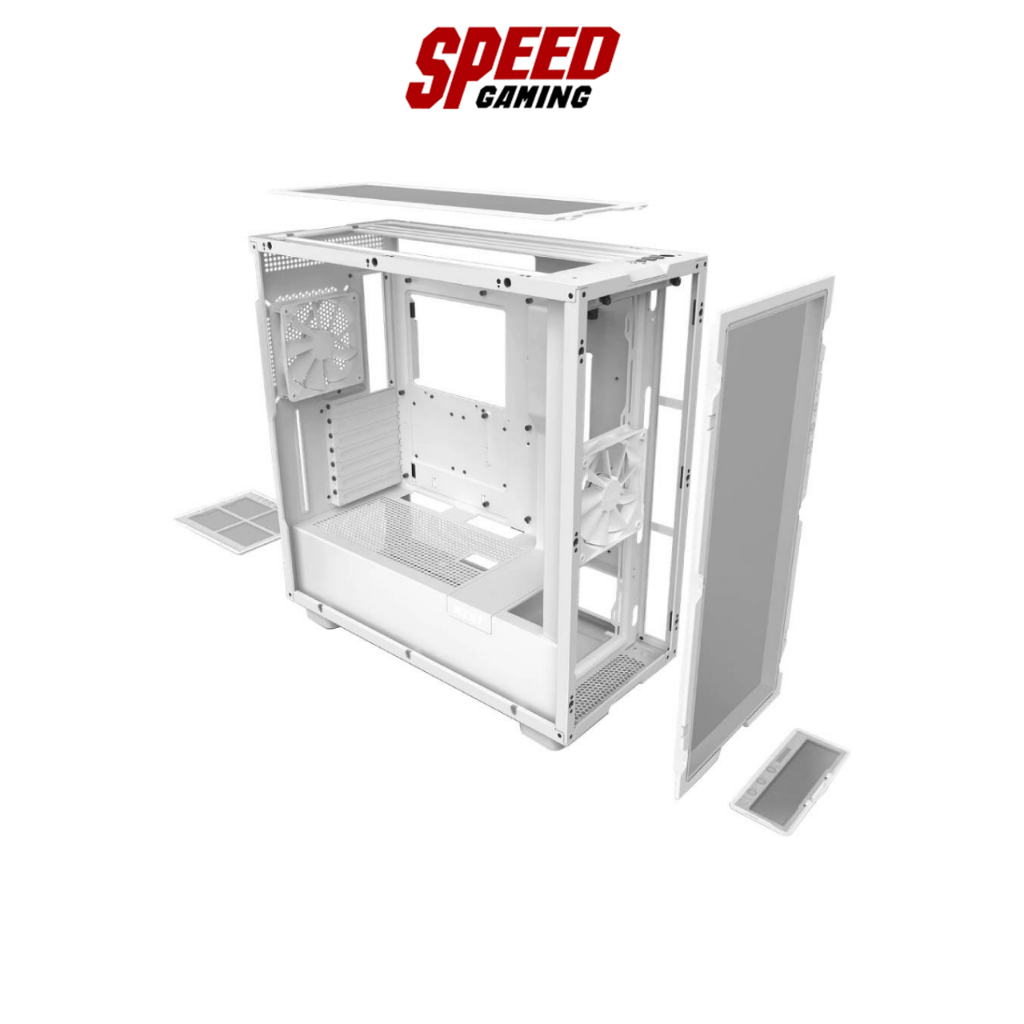 NZXT CASE H7 FLOW (WHITE) / By SpeedGaming
