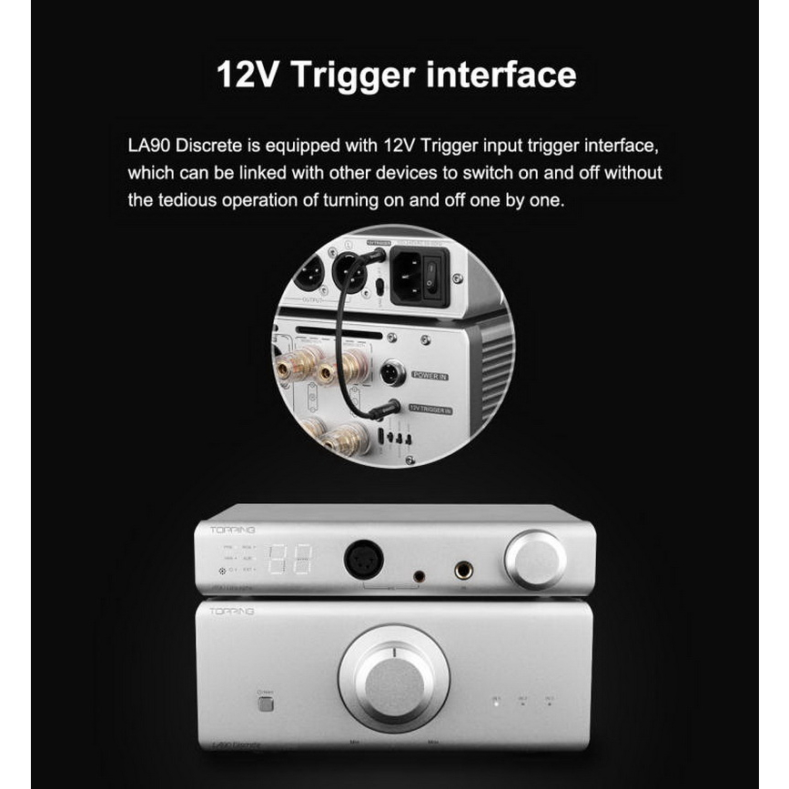Topping LA90 Discrete NFCA Amplifier ตั้งโต๊ะ รองรับ Hi-Res ประกันศูนย์ไทย