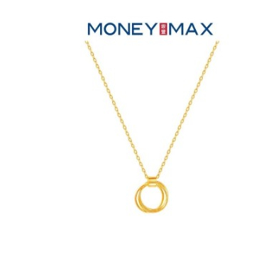 916 Love Gold Trinity Rings Necklace | MoneyMax | 22K Gold Necklace | NN0832