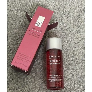 Estee Lauder Nutritious Super Pomegranate Radiant Energy Lotion 15ml. น้ำตบทับทิม ดูแลผิวให้ขาวกระจ่างใส