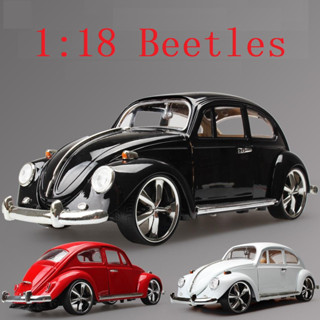 1:18 VW BEETLE Diecast Volkswagen Classic Car Beetle Retro Alloy Car รุ่นจำลองของเล่น