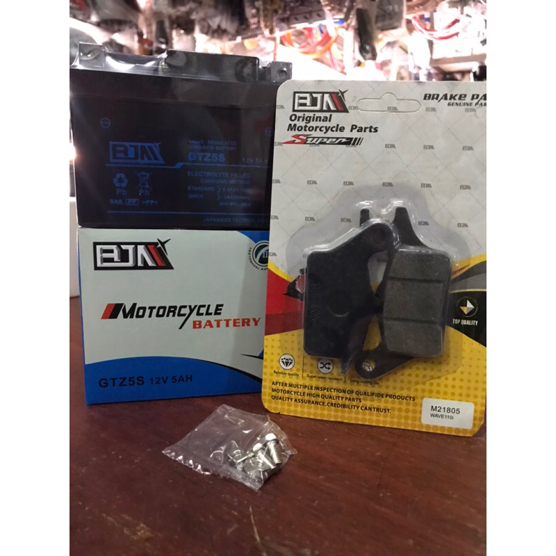 แบตเตอรี่ GTZ5S +แถมผ้าดิสหน้า w-i 1คุ่ >>แบตใส่เวฟทุกร่น sonic r15  mslaz