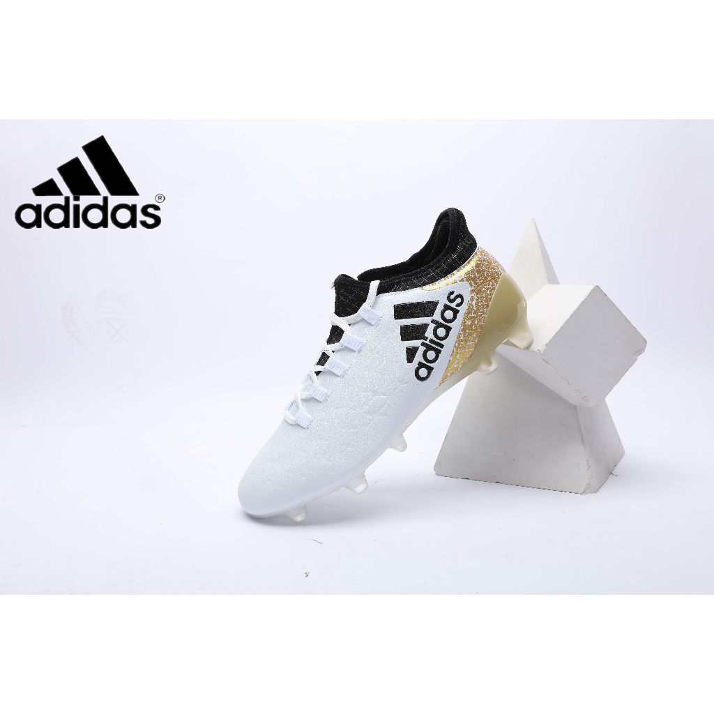 2023 ส่งจากกรุงเทพ Adidas X 16.1 TPU รองเท้าฟุตบอลกลางแจ้งสลักเกลียวคู่