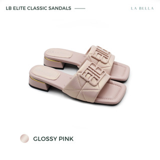 LA BELLA รุ่น LB ELITE CLASSIC SANDALS - GLOSSY PINK