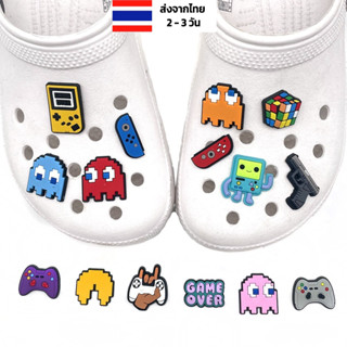 ติดรองเท้า crocs ร้านไทย ตุ๊กตาติดรองเท้า ตัวติดรองเท้า crocs รูเล็ก ตุ๊กตาติดรองเท้า การ์ตูนติดรองเท้า ตัวติดรองเท้า