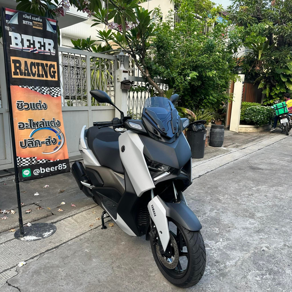 ชิวXMAX CONNECTED [2023] สำหรับรถโฉมใหม่ ปี2023 (ใส่คิ้วเดิมได้) V3 ทรงเตี้ย ทรงซิ่ง หล่อ เท่ ดุ งานคุณภาพ เกรดA - รูปที่ 5