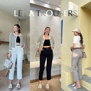 CHANEE - CO12 Lena trousers กางเกงขากระบอกเล็กตะขอหน้า