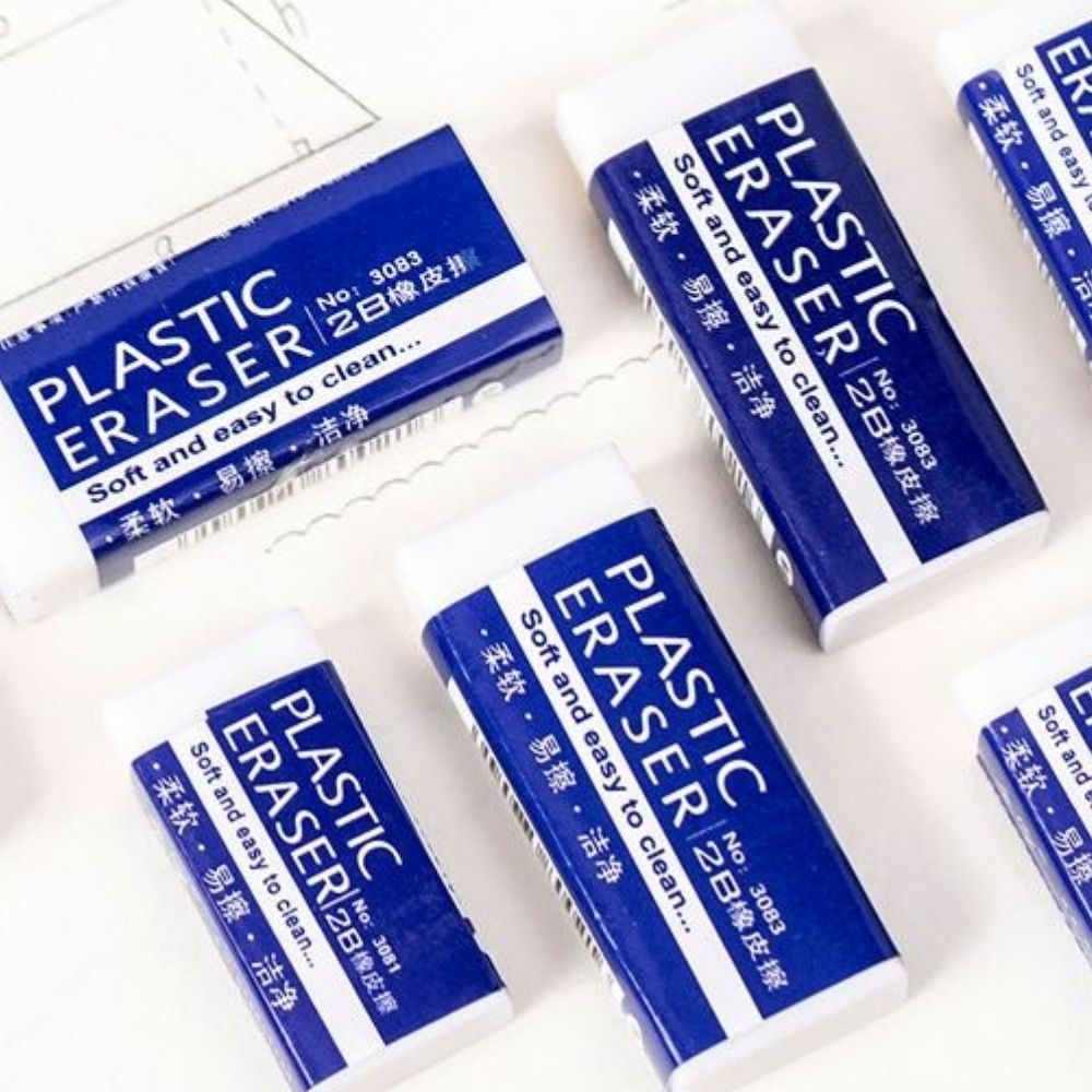 ยางลบดินสอ 2B No.3083 แบบก้อน ลบสะอาด ขาย 1 ก้อน (พร้อมส่งในไทย) - รูปที่ 2