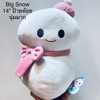 #ตุ๊กตา #มนุษย์หิมะ #สโนว์แมน 14” Big Snow #Snowman ☃️ #ลิขสิทธิ์แท้ #หายาก #นุ่มมากๆ #โบว์สวย #นักสะสม #ห้ามพลาด