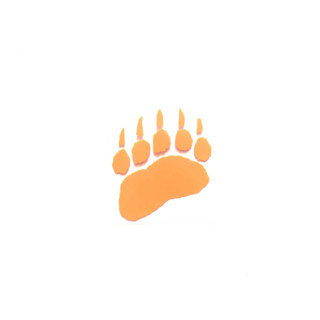 ตัวรีด มือหมี Kodiak Canvas 5.5 Cm. รีดได้ทุกเนื้อผ้า