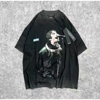 เสื้อยืดแขนสั้น Represent  × Liam Gallagher 22FW Collaboration Tee