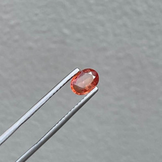 พลอยแซฟไฟร์สีส้มอมชมพู  สวย ใส น้ำดี ไฟดี สีสวยมาก