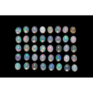 Loose Opal Cabochons Oval Shape Calibrated size 5mm x 4mm