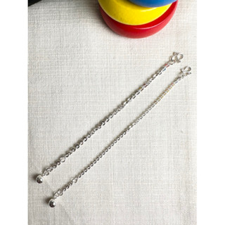 👶สร้อยข้อมือเงินแท้925 เด็ก วีโอ 5.5นิ้ว👶