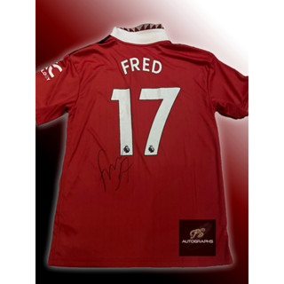 เสื้อเหย้า Manchester United 2022/2023 พร้อมลายเซ็น Fred