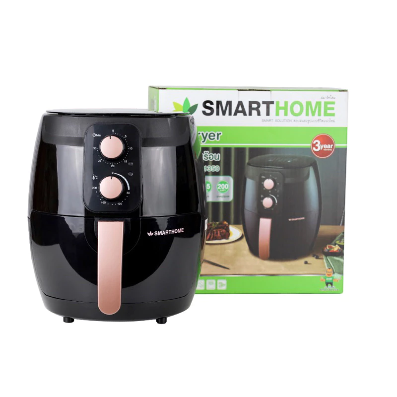 หม้อทอดไร้น้ำมันรุ่นMV-1350สมาร์ทโฮมขนาด3.5ลิตรขายดีมาก สินค้าเกรดบี สั่งได้ครั้งละ 2 ตัวนะคะ