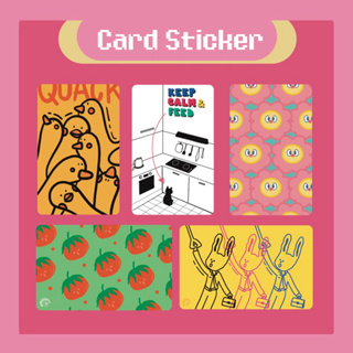 Card Sticker สติ๊กเกอร์ติดบัตร by ROBOCRAFT.STUDIO
