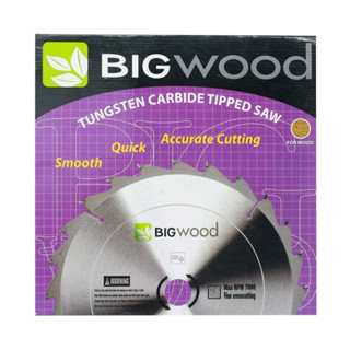 BIGWOOD ใบเลื่อยวงเดือนตัดไม้ 8" 40/60 ฟัน