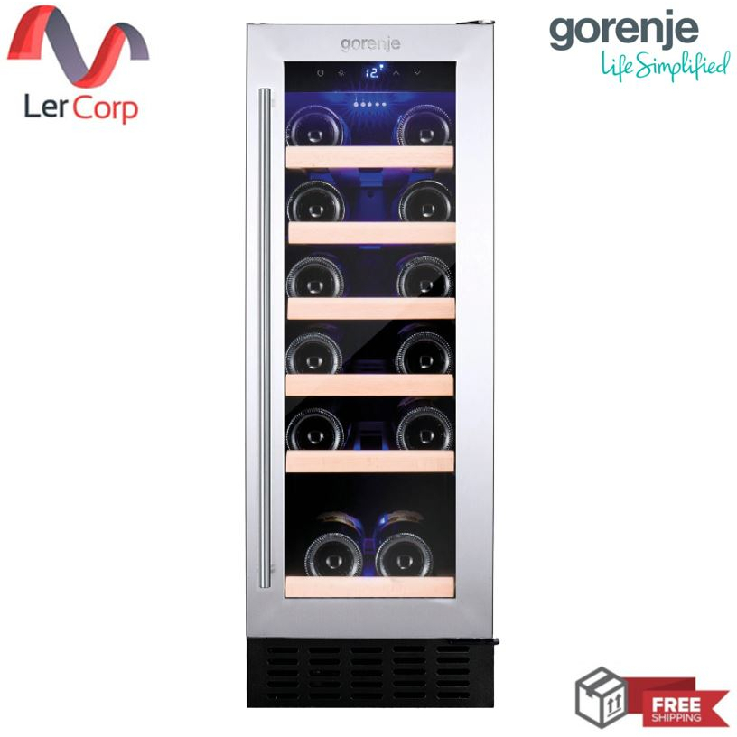 [0% 10 เดือน] (Gorenje) ตู้แช่ไวน์ วางได้ 19 ขวด WCIU3090A1