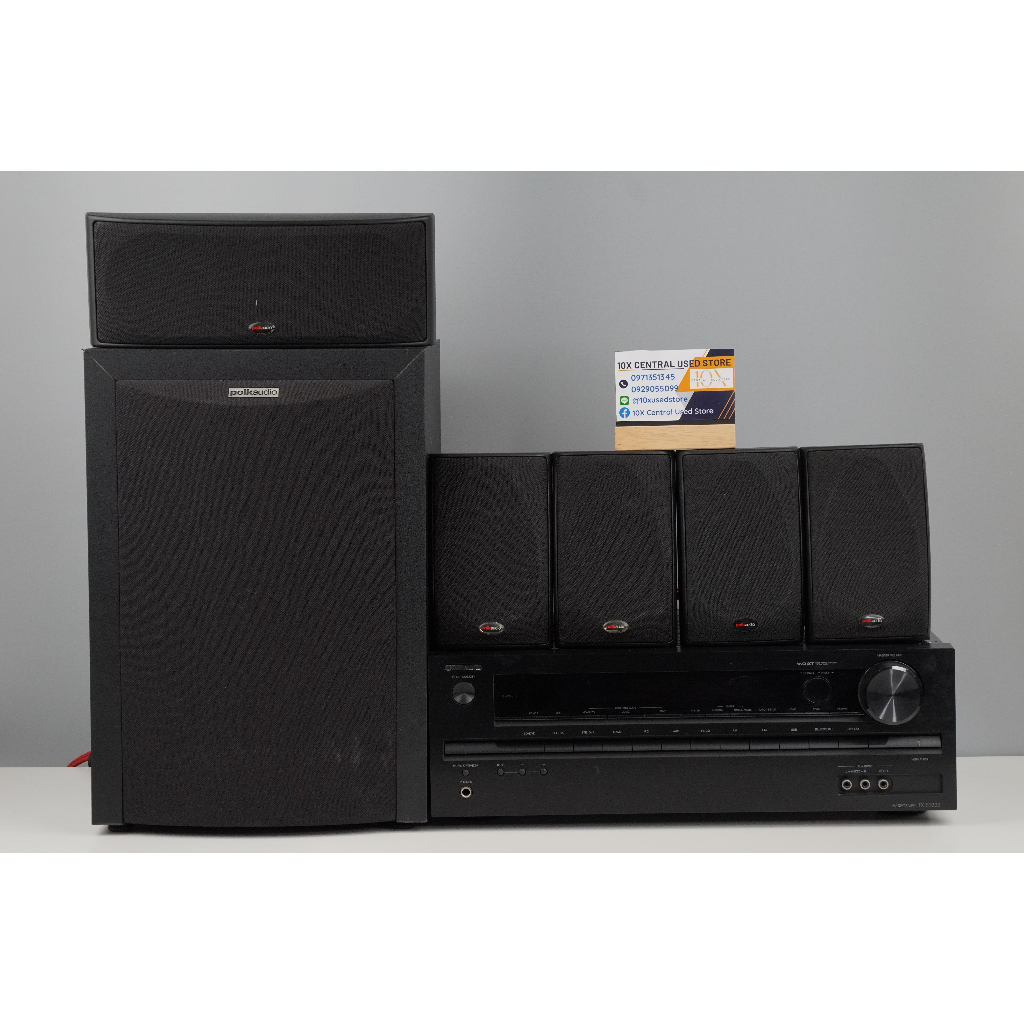 เครื่องเสียง Home Theater 5.1 ครบชุด (AVR Onkyo TX-SR333 + ชุดลำโพง 5.1 Polk Audio RM6751)