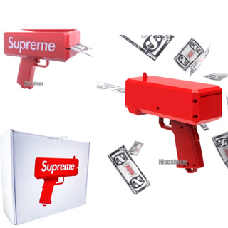 Supreme The CA$H Canon ปืนยิงแบงค์ซูพรีม ปืนของเล่น ปืนพก พร้อมแบงค์กระดาษ แถมถ่านในชุด งานสวยน่าเล่นมากค่ะ