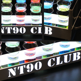 ที่วางแก้วช๊อต พร้อมแก้ว Shot glass rack holder LED มีไฟ -สินค้ามีพร้อมส่ง-