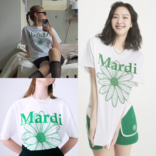 (พร้อมส่ง) Mardi Mercredi - tshirt flowermardi เสื้อยืดยอดฮิตแบรนด์เกาหลี ของแท้