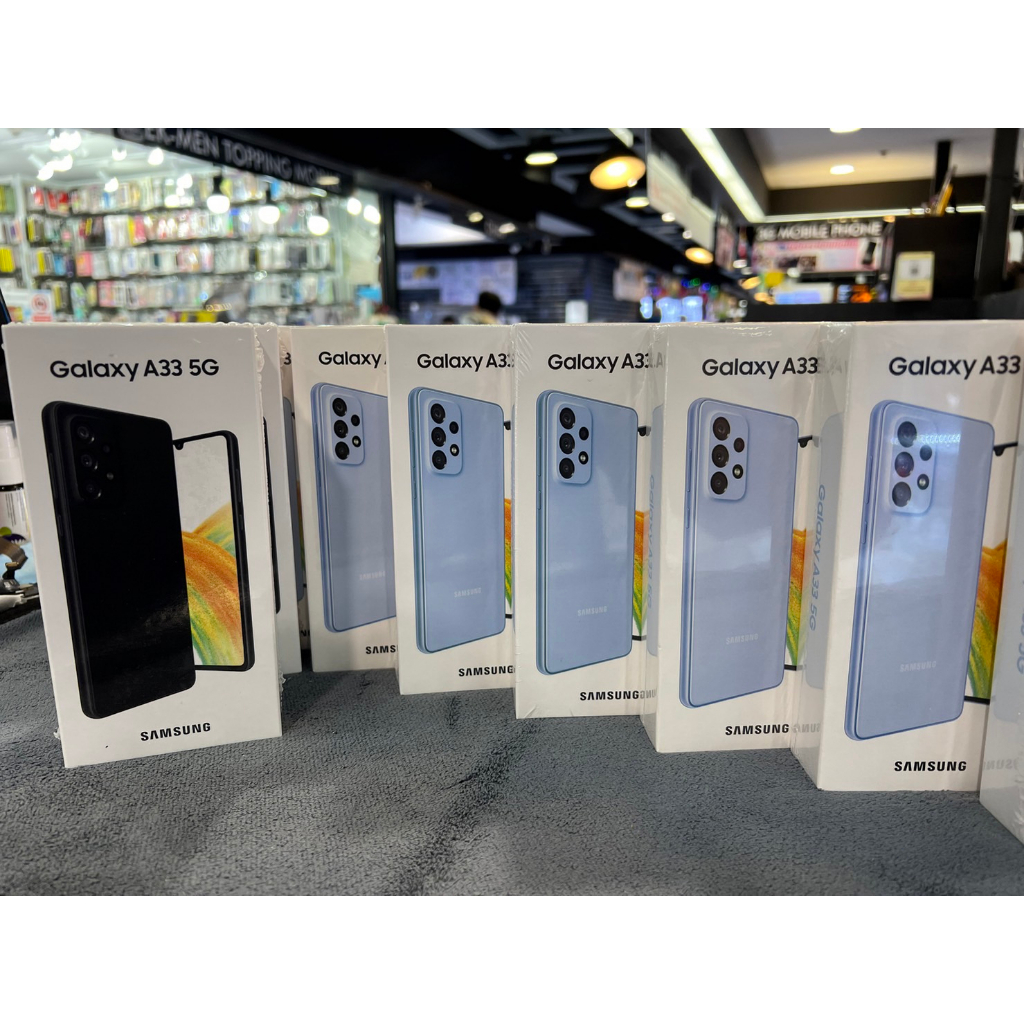 สมาร์ทโฟน Samsung Galaxy A33 5G รองรับชาร์จไว 25W เครื่องศูนยไทย ประกันศูนย์ 1 ปี