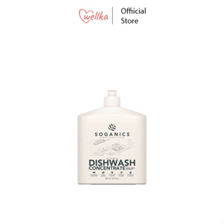 SOGANICS Dishwash Concentrate น้ำยาล้างจาน โซแกนิคส์ พร้อมสารสกัดจากอโลเวร่า 500mL