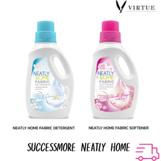 NEATLY HOME FABRIC น้ำยาซักผ้าสูตรเข้มข้น ป้องกันคราบสกปรกย้อนกลับไปสู่เนื้อผ้า และ SOFTENER ปรับผ้านุ่มสูตรเข้มข้น