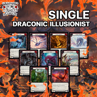 Draconic Illusionist | RARE | UPR | Flesh and Blood TCG Single | การ์ดระดับ R ขายแยกใบ