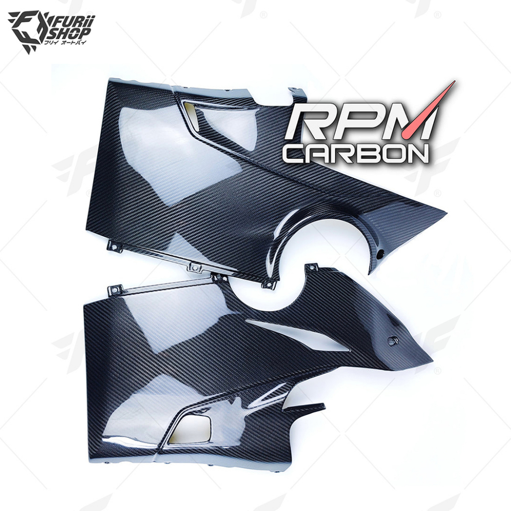 แฟริ่งข้างล่าง RPM Carbon Lower Side Fairings (Stock) : for Ducati Panigale V4 2018-2021